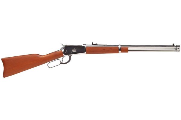 Rossi R92 45 Colt Lever-Action Rifle with Polished Stainless Finish and Brazilian Hard